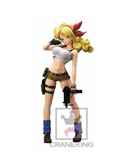 Dragon Ball Figurine-DBZ-Glitter & Glamours-Lunchi Version B-Couleur spéciale-25 cm, 82436, Multicolore