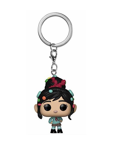 Funko- Pocket Pop Keychain: Disney: Wreck-It-Ralph 2: Vanellope Collectible Figure, 33423, Multicolour