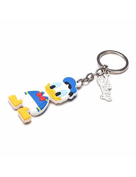 Bioworld Disney Donald Duck Rubber Keychain Porte-clés 16 Centimeters Multicolore (Multicoloured)