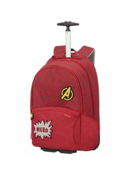 Samsonite Color Funtime Disney Sac à Dos à Roulettes, 51 cm, 26 L, Rouge (Avengers Doodles)