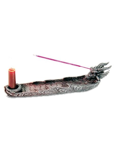 Katerina Prestige- Bougeoir Brule Encens Dragon Noir, HF0645