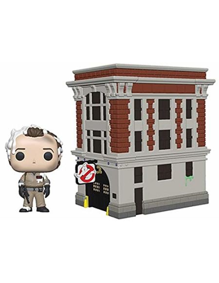 Figurine Funko Pop! Town - Peter avec Caserne - Ghostbusters