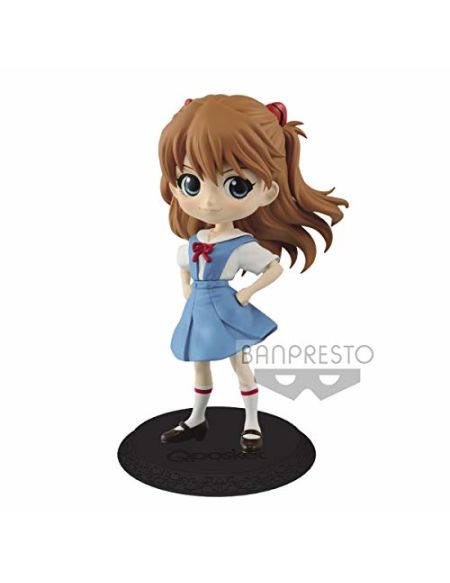 Figurine - Evangelion - Q Posket - Asuka Langley Ver. A - Banpresto 14 cm