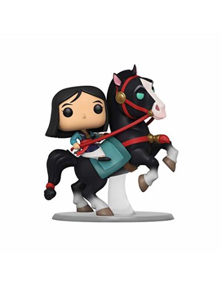 Funko- Pop Rides Mulan on Khan Collectible Toy, 45324, Multicolour