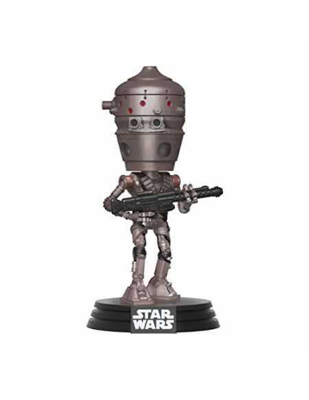 Funko Pop Bobble Vinyle Mandalorian-IG-11 Star Wars The Mandalorian IG-11 Figurine de Collection, 42064, Multicolore