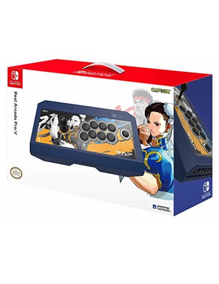 Manette Real Arcade Pro V Street Fighter pour Nintendo Switch - Chun-Li Edition