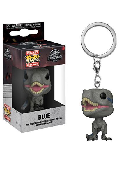 Funko- Pocket Pop Keychain: Jurassic World 2: Blue, 31825, Multi