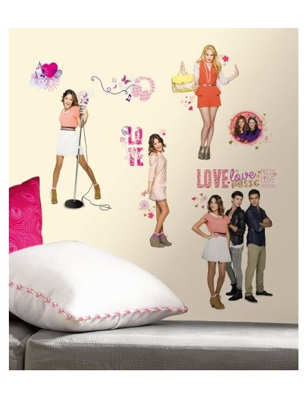 Thedecofactory INT2640SCS Stickers Violetta Wall Decals REPOSITIONNABLES, Vinyle, Multicolore, 104 x 26 x 2,5 cm