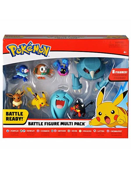 Pack de 8 Figurines Pokémon