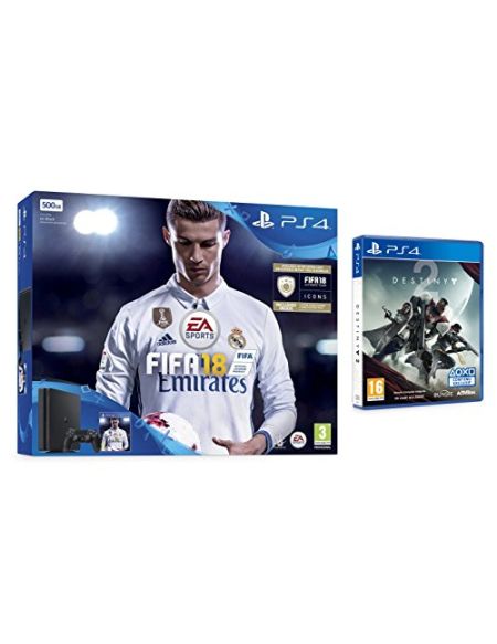 Pack PS4 500Go + FIFA 18 + Destiny 2