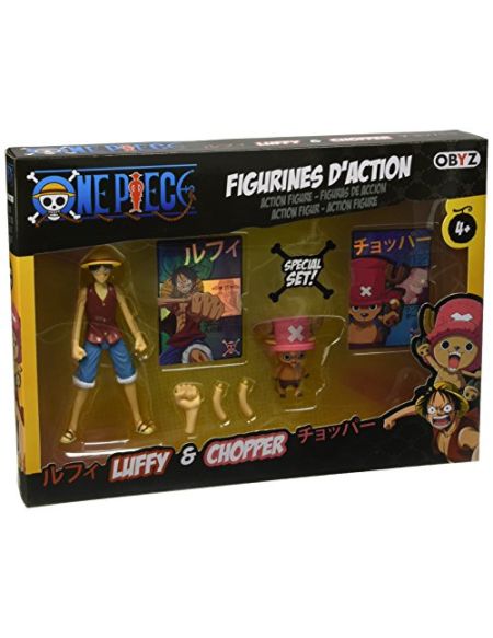 Obyz - Smifig018 - One Pièce - Pack De 2 Figurines - Luffy Et Chopper - 12 Cm