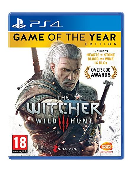 The Witcher 3, Wild Hunt (Bleu/rouge/vert) PS4