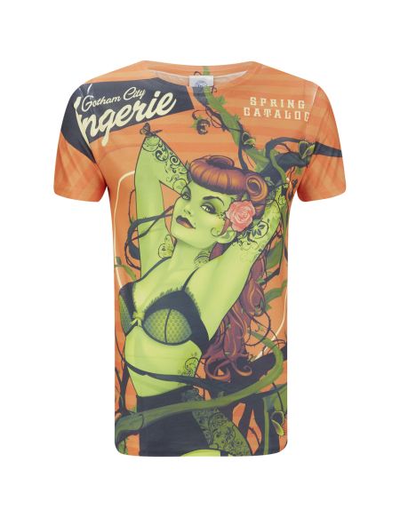T-Shirt Homme DC Comics Bombshell Poison Ivy - Rouge - S - Rouge