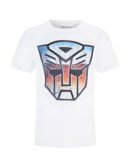 T-Shirt Homme Transformers Transformers Multi Emblem - Blanc - XL - Blanc