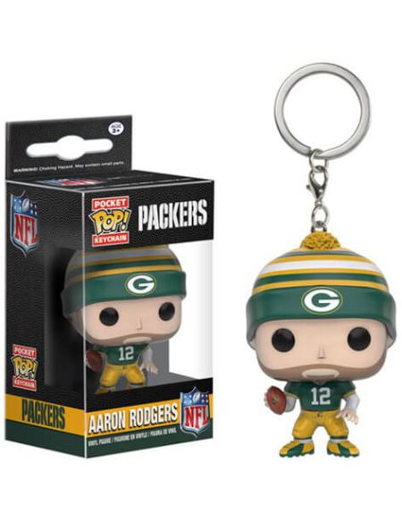 Porte-Clef Pocket Pop! NFL - Aaron Rodgers