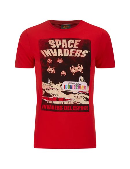 T-Shirt Homme Atari Space InVadors Del EAtari - Rouge - S - Rouge