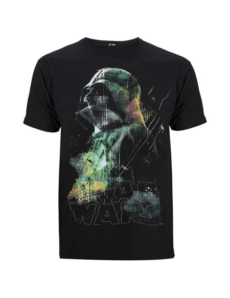 T-Shirt Homme Star Wars Rogue One Rainbow Effect Dark - Noir - S - Noir