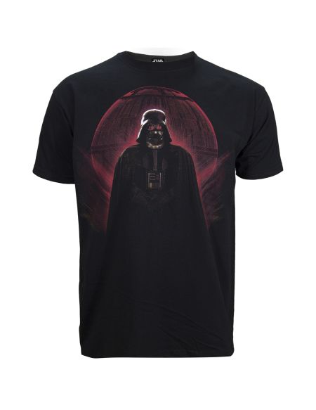 T-Shirt Homme Star Wars Rogue One Dark Vador - Rouge - S - Noir