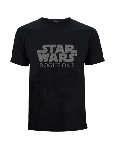 T-Shirt Homme Star Wars Rogue One Star Wars Logo - Noir - S - Noir