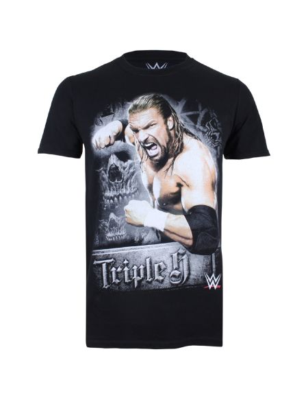 T-Shirt Homme WWE Triple H - Noir - S - Noir
