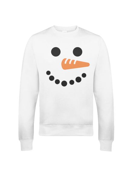 Pull de Noël Homme Snowman Xmas - Blanc - S - Blanc