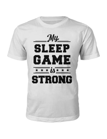 T-Shirt Unisexe Sleep Game -Blanc - S - Blanc