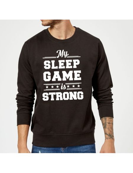 Sweat Homme Sleep Game - Noir - S - Noir