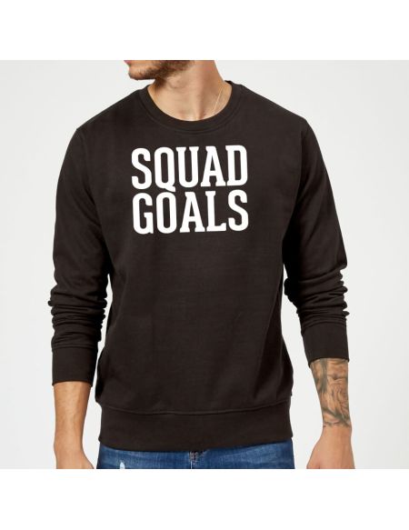 Sweat Homme Squad Goals - Noir - S - Noir