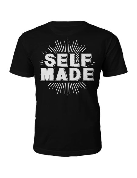 T-Shirt Unisexe Self Made -Noir - S - Noir