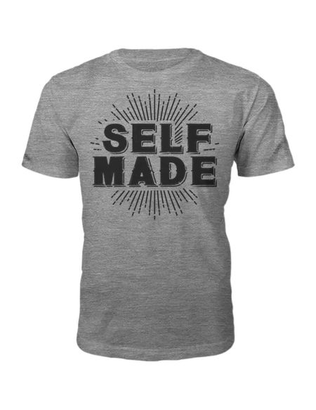 T-Shirt Unisexe Self Made -Gris - S - Gris