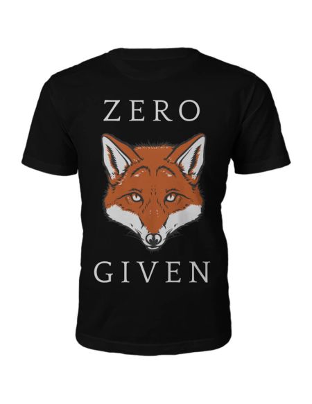 T-Shirt Unisexe Zero Fox Given -Noir - M - Noir