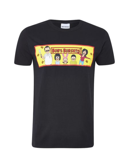 T-Shirt Homme Bob's Burgers - Noir - S - Noir