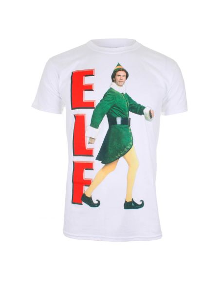 T-Shirt de Noël Homme Elfe - Blanc - L - Blanc