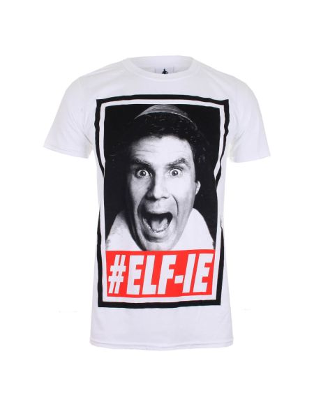 T-Shirt de Noël Homme #ELF-IE Elfe - Blanc - M - Blanc