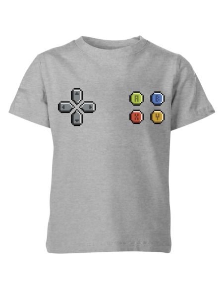 Pad Gaming Kids' T-Shirt - Grey - 3-4 ans - Gris