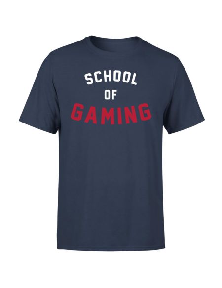 School of Gaming T-Shirt - Navy - S - Navy