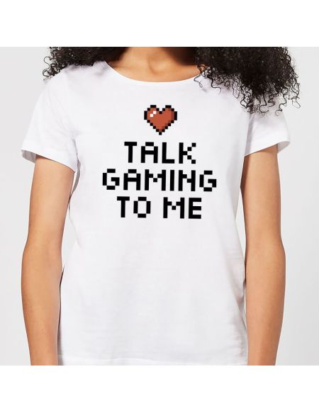 Talk Gaming to Me Women's T-Shirt - White - M - Blanc