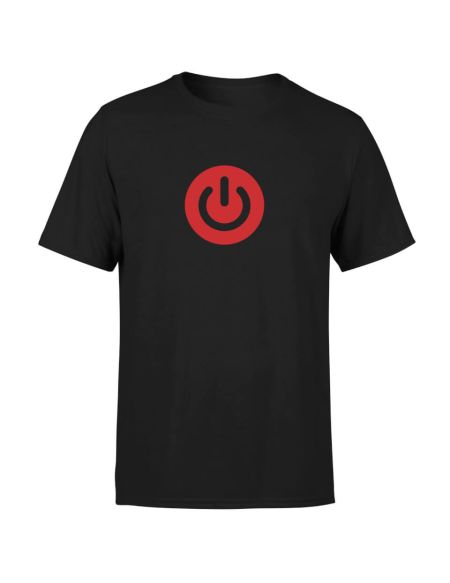 Power On T-Shirt - Black - S - Noir
