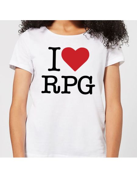 I Love RPG Women's T-Shirt - White - M - Blanc