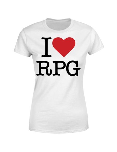 I Love RPG Women's T-Shirt - White - S - Blanc
