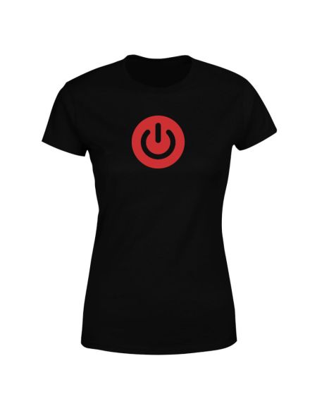 Power On Women's T-Shirt - Black - S - Noir