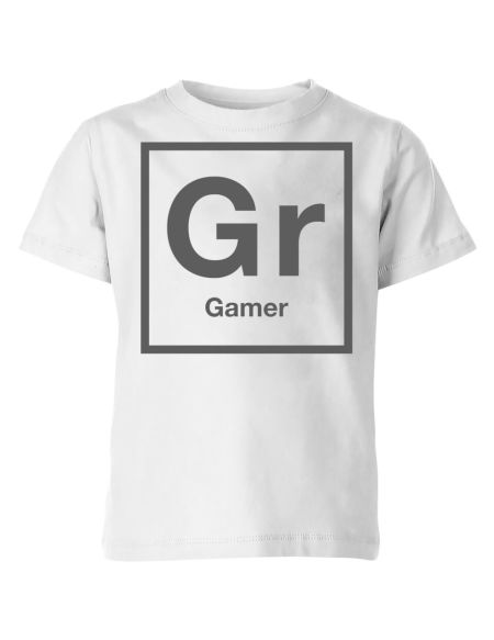 Periodic Gamer Kids' T-Shirt - White - 5-6 ans - Blanc