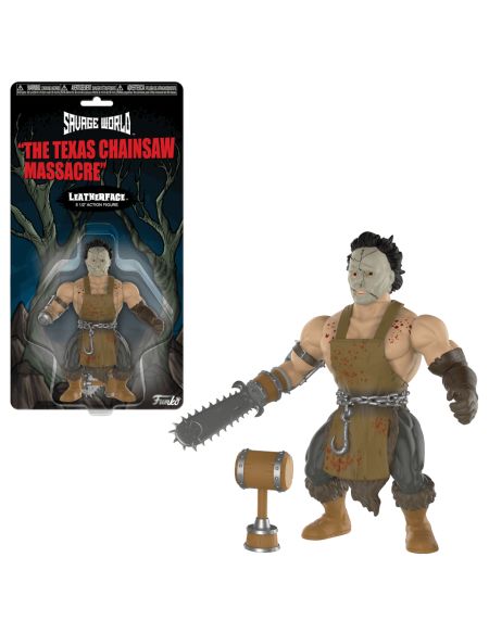 Figurine Funko Savage World : Massacre à la tronçonneuse - Leatherface