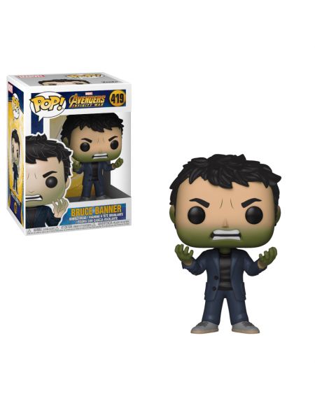 Figurine Pop! Bruce Banner devient Hulk - Marvel Avengers Infinity War