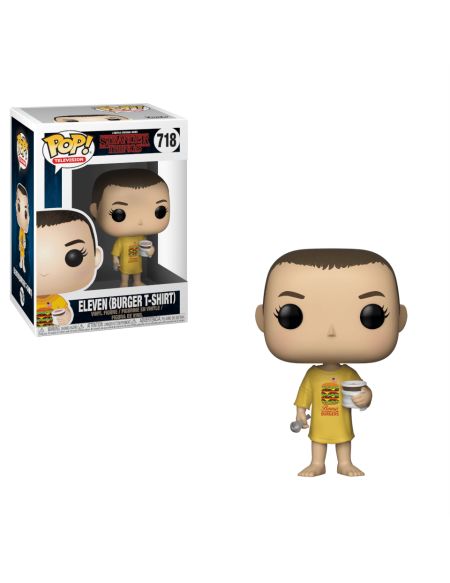 Figurine Pop! Eleven avec T-Shirt Burger - Stranger Things