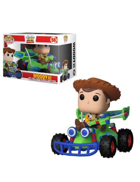 Figurine Pop! Ride - Woody Avec Voiture De Course - Toy Story - Disney
