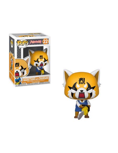 Figurine Pop! Retsuko avec Tronçonneuse- Sanrio Aggretsuko