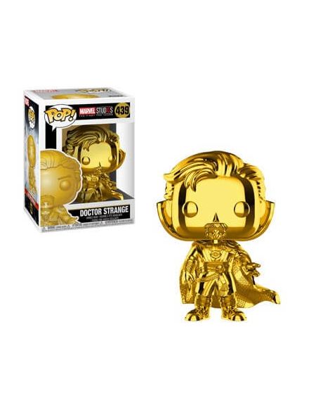 Figurine Pop! Doctor Strange Chromé Or - MCU 10 ans