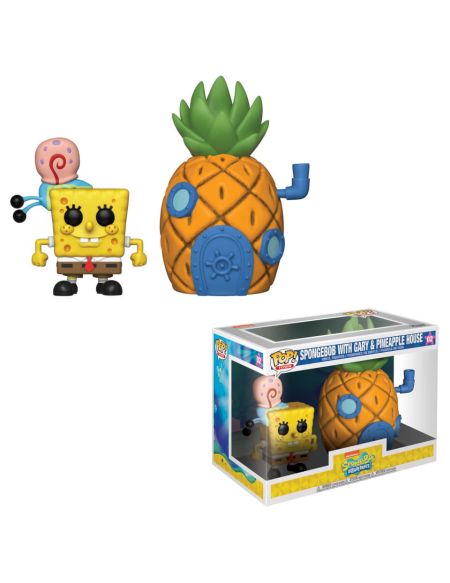 Figurine Funko Pop! Town - Bob L'Eponge Carré avec Ananas