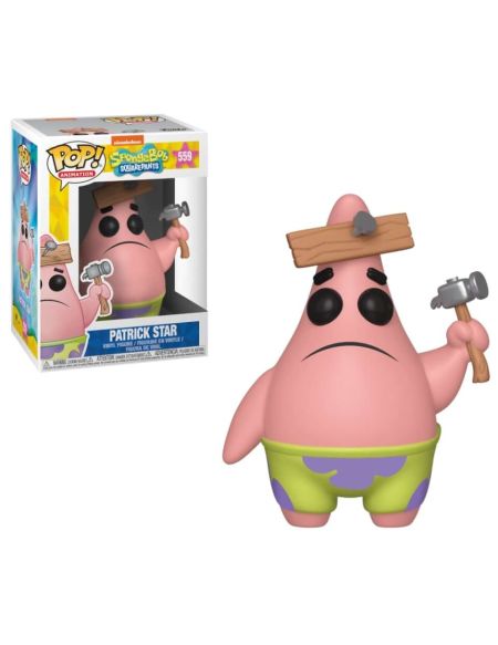 Figurine Pop! Patrick L'Étoile De Mer Avec Planche - Bob L'Eponge Carré